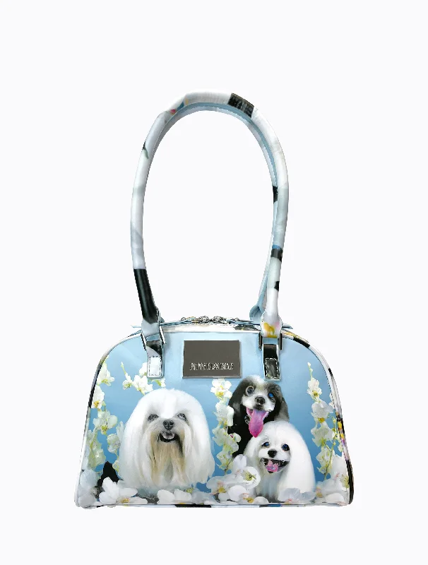 Tote bags with compact designs for portability -Pet Bowling Bag - Crusties