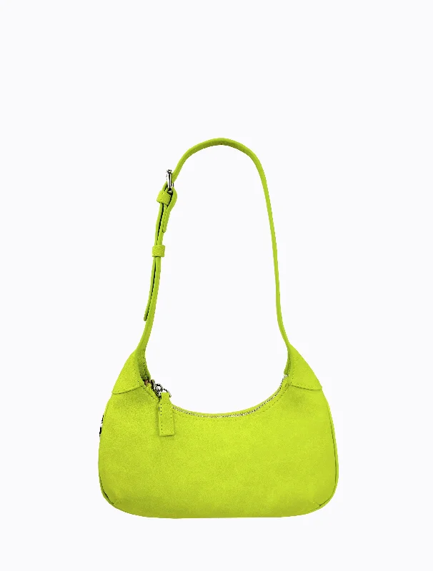 Tote bags with elegant gold-tone hardware -Pippen Bag - Lime