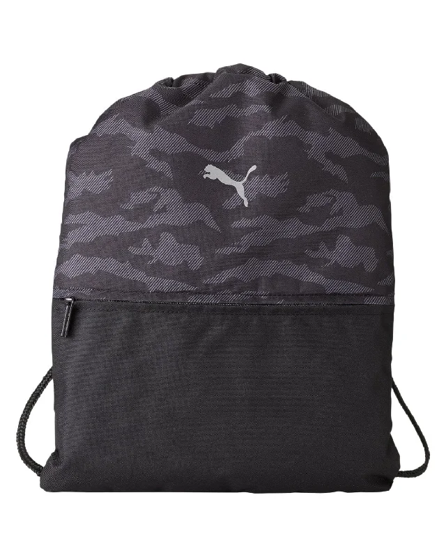 Tote bags with soft fabric for comfort -Puma - Camo Carry Sack