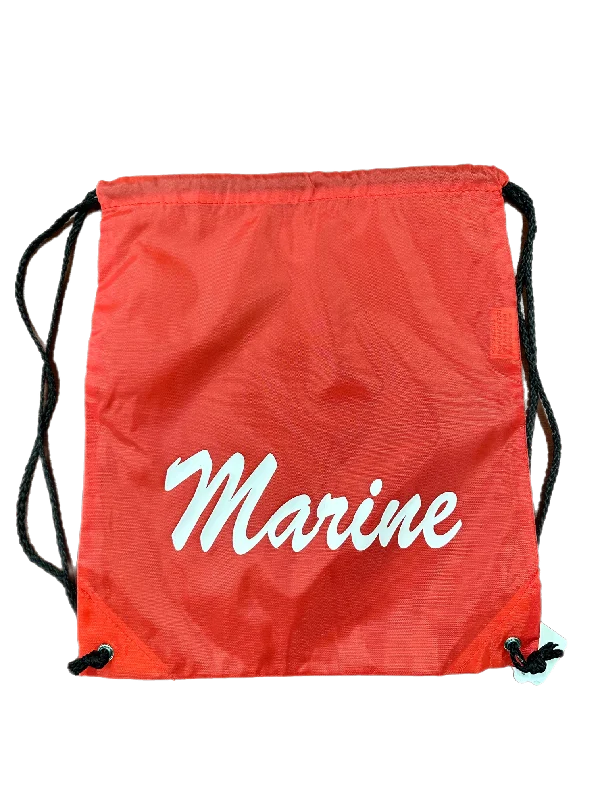 Tote bags with drawstring tops for style -Red Marines Drawstring Bag