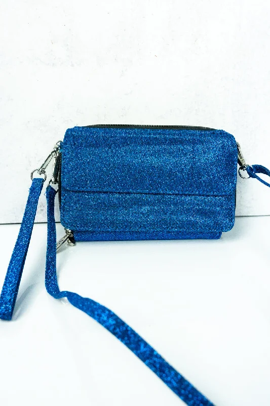 Tote bags with vintage clasps for nostalgia -Royal Glitz & Glam Crossbody Organizer Clutch