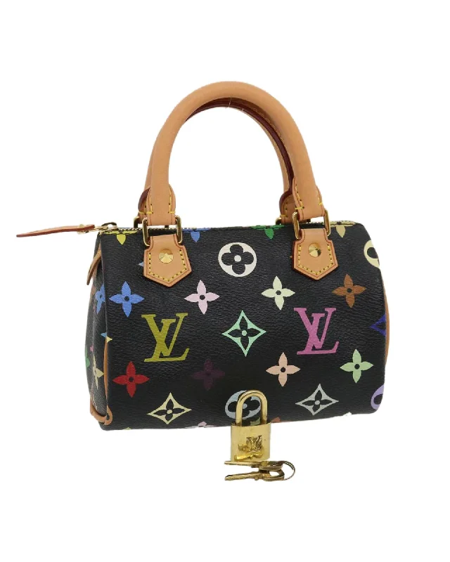 Handle bags with vibrant colors for a fun and cheerful look-Monogram Multicolor Mini Speedy Hand Bag