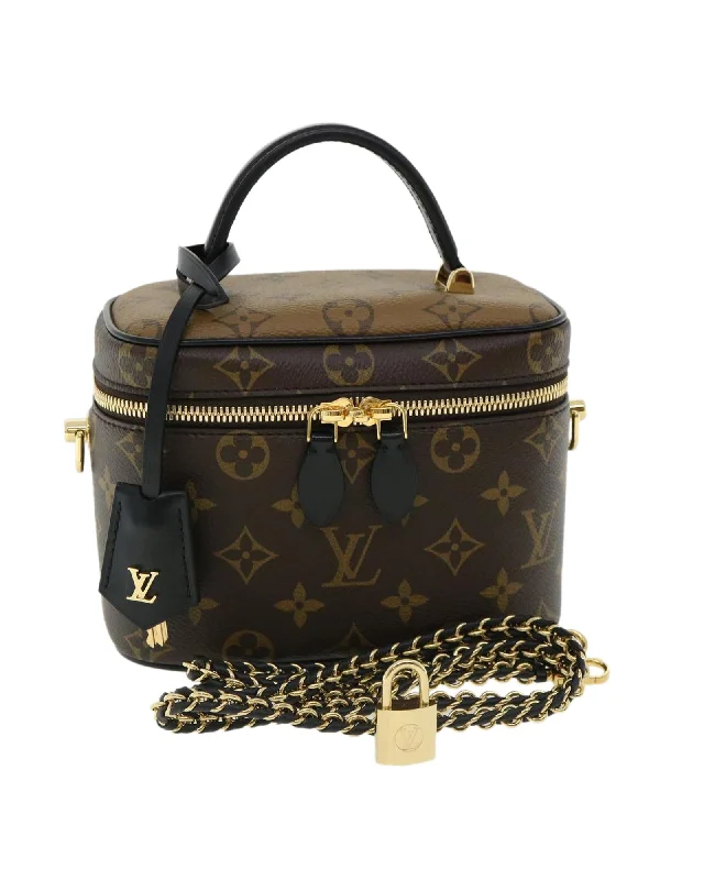 Handle bags with round handles for a modern and stylish design-Monogram Reverse Vanity Hand Bag by Louis Vuitton