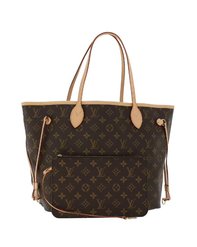 Handle bags with chain handles for a luxurious and high-fashion appeal-Monogram Canvas Tote Bag