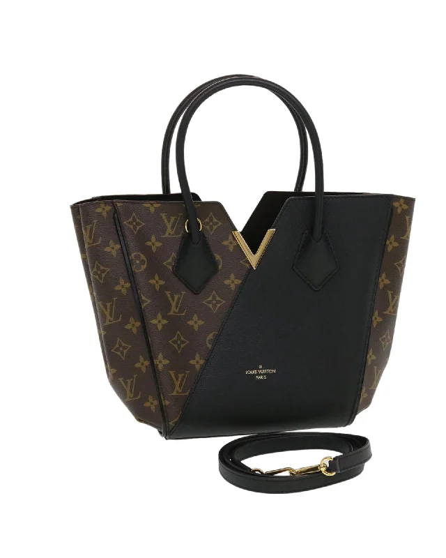 Handle bags with metallic finishes for a shiny, glamorous touch-Monogram Kimono PM Tote Bag 2way Black