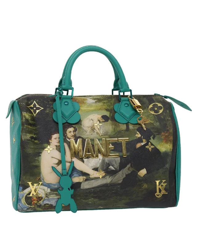 Best handle bags with leather straps for a sleek, elegant look-Green PVC Leather Hand Bag with Padlock and Key Charm