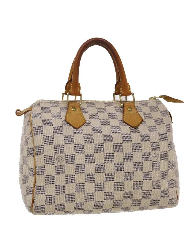 Handle bags with top handles and removable straps for versatile styling options-Damier Azur Hand Bag with Serial No. SP2037