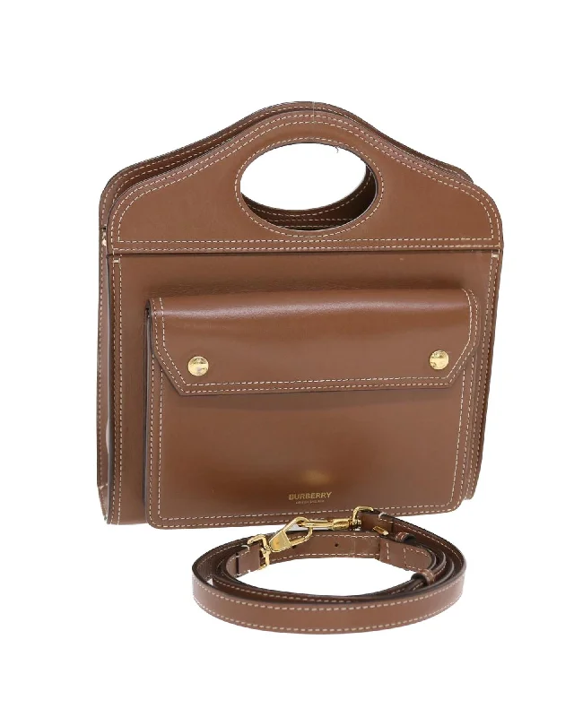 Handle bags with custom engravings for a personalized and meaningful gift-Topstitch Leather 2way Hand Bag