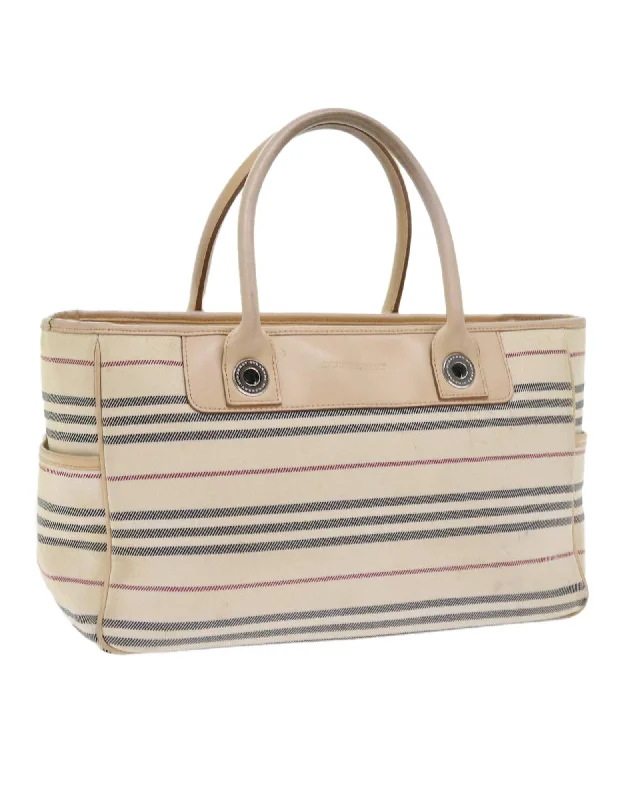 Best handle bags for travel with spacious compartments for easy packing-Canvas Beige Hand Bag