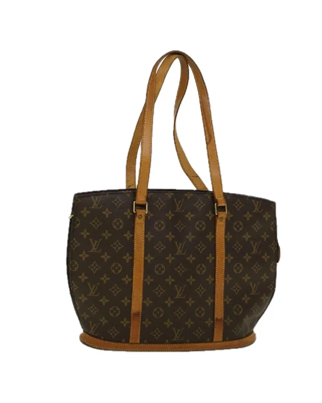 High-quality handle bags with gold accents for a luxurious, polished finish-Monogram Tote Bag with Accessories and Serial No