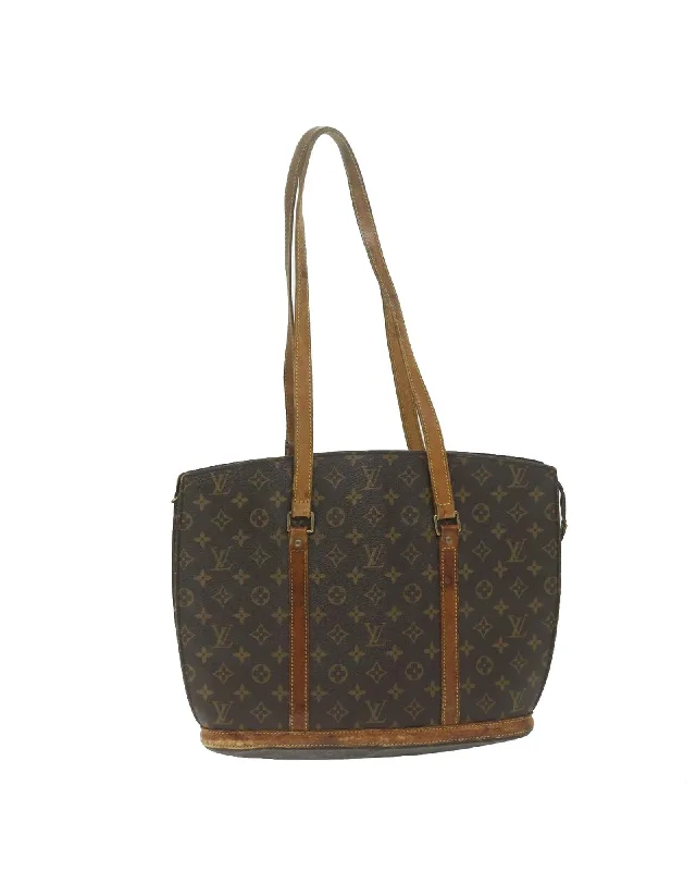 Stylish handle bags with mixed materials for a modern, textured look-Monogram Canvas Tote Bag with Accessories