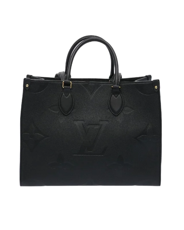 Handle bags with faux leather for a cruelty-free and affordable alternative-Monogram Empreinte Leather Tote Bag