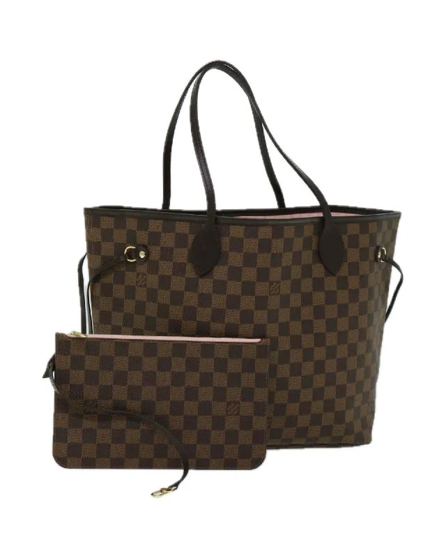 Best handle bags with sporty, casual designs for a laid-back, stylish vibe-Ebene Tote Bag with Spacious Interior and Authentic LV Damier Design