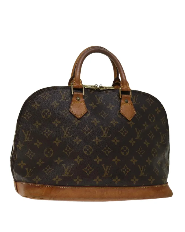 Best handle bags with artistic prints for a creative, one-of-a-kind design-Monogram Canvas Hand Bag