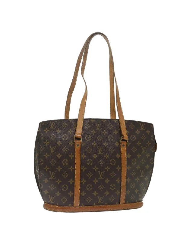 Trendy handle bags with geometric patterns for a modern, artistic look-Monogram Tote Bag with Accessories - Authentic LV