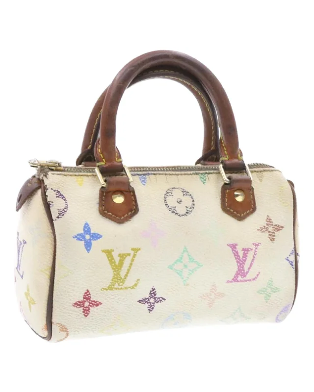 Handle bags with floral prints for a feminine and playful aesthetic-Monogram Multicolor Mini Speedy Hand Bag