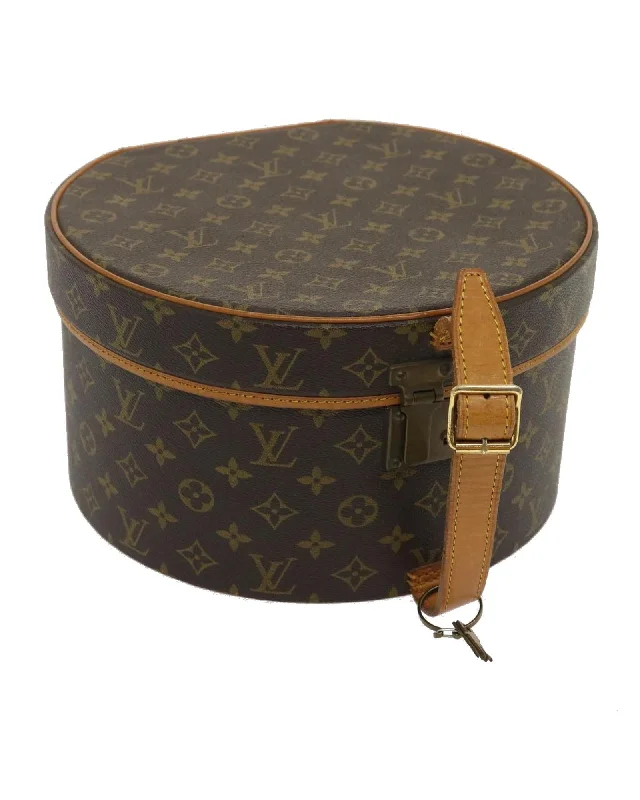 Best handle bags with contrasting trim for a modern and edgy style-Monogram Boite Chapo 30 Hat Box by Louis Vuitton