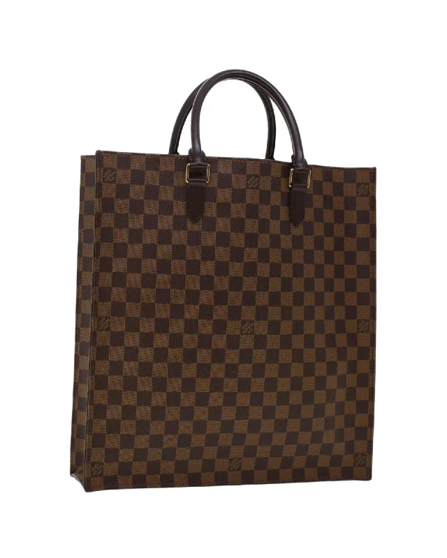 Handle bags with structured designs for a sleek and polished silhouette-Damier Ebene Hand Bag