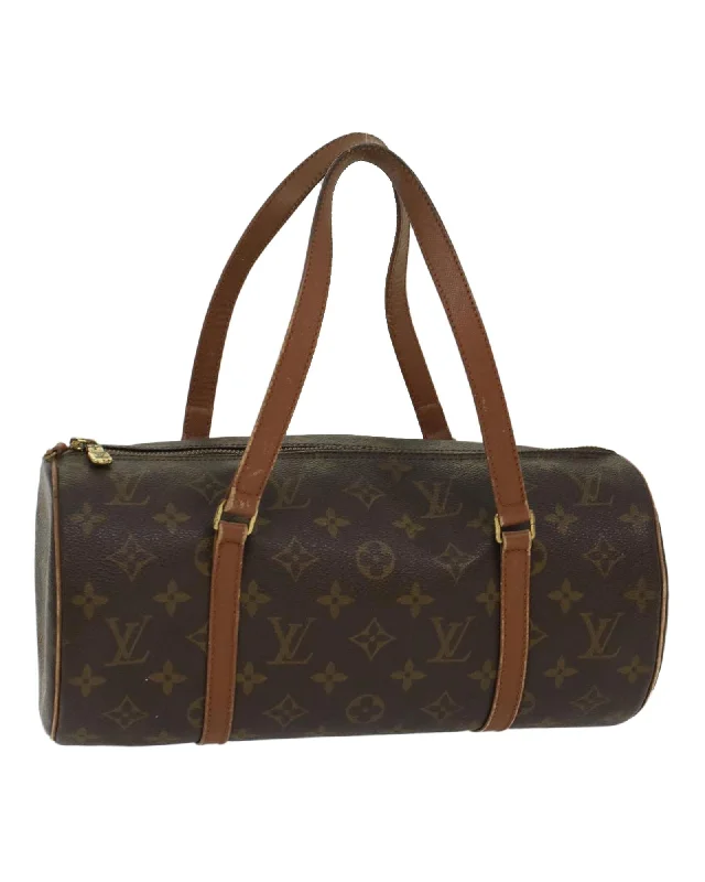 Best handle bags with patent leather for a shiny, high-gloss finish-Monogram Hand Bag with Rubbing and Scratches