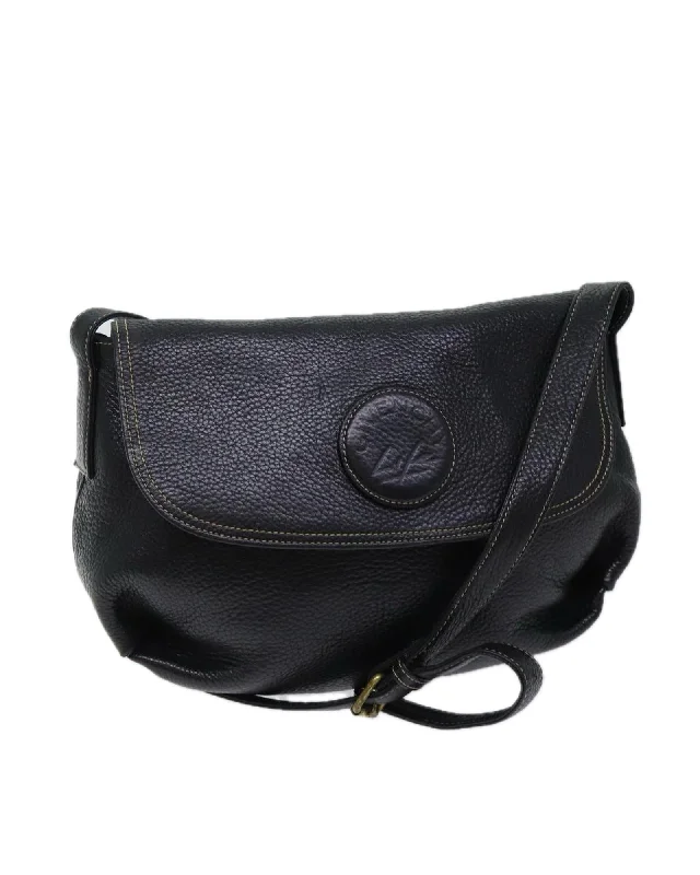 Stylish handle bags with intricate stitching for a detailed and high-quality finish-Black Leather Shoulder Bag - Givenchy