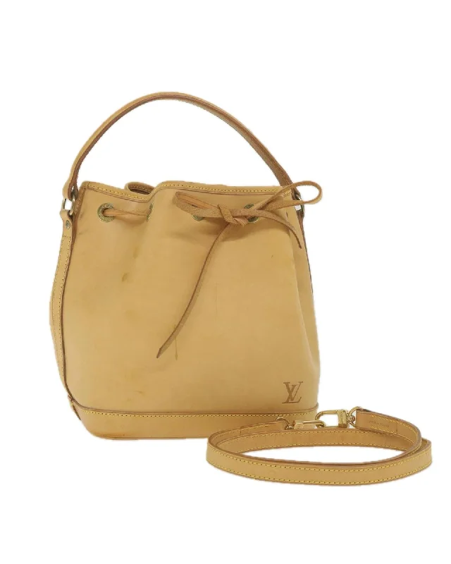 Best handle bags with fabric handles for a soft, comfortable carrying experience-Beige Leather Mini Hand Bag