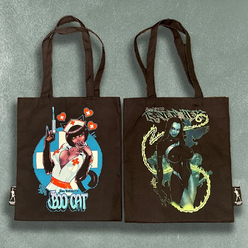 Tote bags with structured shapes for class -Tote Bags - Sublimated