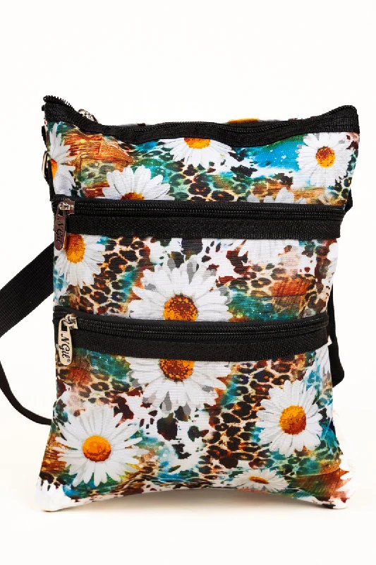 Tote bags with spacious pockets for travel -Wildflowers Crossbody Bag